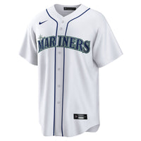 JP Crawford Seattle Mariners Baseball Jersey, White Replica Sportswear Jersey Shirt, Lightweight Breathable Athletic Jersey, Casual Gift for Men