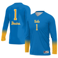 UCLA Bruins Volleyball Jersey, Royal Lightweight Sportswear Jersey Shirt, Lightweight Breathable Athletic Jersey, Casual Gift for Men