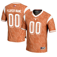 Texas Longhorns Football Jersey, Orange Sportswear Jersey Shirt, Lightweight Breathable Athletic Jersey, Casual Gift for Men, Style 201093846