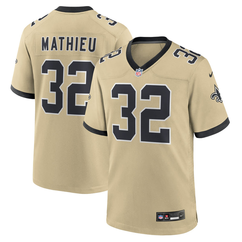 Tyrann Mathieu New Orleans Saints Football Jersey, Gold Sportswear Jersey Shirt, Lightweight Breathable Athletic Jersey, Casual Gift for Men