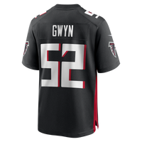 Jovaughn Gwyn Atlanta Falcons Football Jersey, Black Game Sportswear Jersey Shirt, Lightweight Breathable Athletic Jersey, Casual Gift for Men
