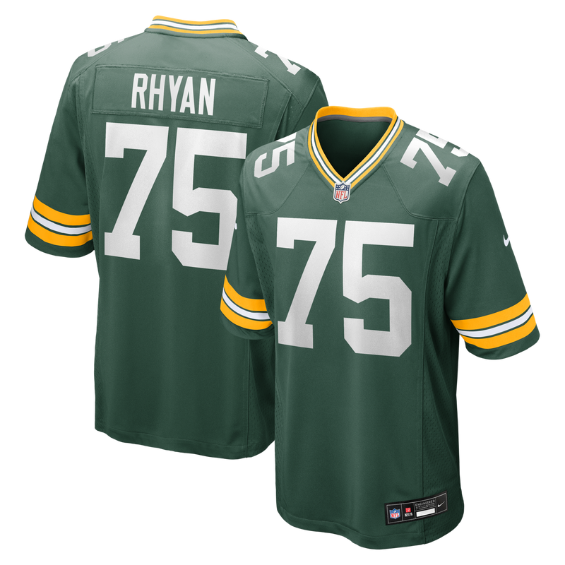 Sean Rhyan Green Bay Packers Football Jersey, Game Sportswear Jersey Shirt, Lightweight Breathable Athletic Jersey, Casual Gift for Men
