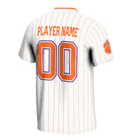 Clemson Tigers Softball Jersey, White Sportswear Jersey Shirt, Lightweight Breathable Athletic Jersey, Casual Gift for Men, Style 202884247