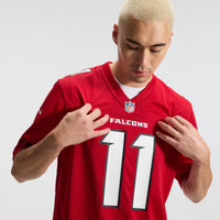 Jalon Walker Atlanta Falcons Football Jersey, Red Game Sportswear Jersey Shirt, Lightweight Breathable Athletic Jersey, Casual Gift for Men