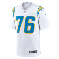 Joe Alt Los Angeles Chargers Football Jersey, White Game Sportswear Jersey Shirt, Lightweight Breathable Athletic Jersey, Casual Gift for Men