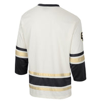Colorado Buffaloes Puck Proud Hockey Jersey, Cream Fashion Sportswear Jersey Shirt, Long Sleeve Hockey Sweater Jersey, Casual Gift for Men