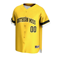 Southern Miss Golden Eagles Baseball Jersey, Sportswear Jersey Shirt, Lightweight Athletic Jersey, Casual Gift for Men, Style 202980074