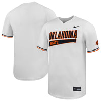 Oklahoma State Cowboys Baseball Jersey, White Limited Sportswear Jersey Shirt, Lightweight Breathable Athletic Jersey, Casual Gift for Men