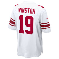Jameis Winston New York Giants Football Jersey, White Game Sportswear Jersey Shirt, Lightweight Breathable Athletic Jersey, Casual Gift for Men