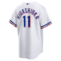 Kyle Higashioka Texas Rangers Baseball Jersey, White Sportswear Jersey Shirt, Lightweight Breathable Athletic Jersey, Casual Gift for Men