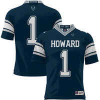 Howard Bison Football Jersey, Navy Sportswear Jersey Shirt, Lightweight Breathable Athletic Jersey, Casual Gift for Men