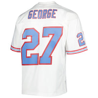 Eddie George Houston Oilers Football Jersey, White Replica Sportswear Jersey Shirt, Lightweight Breathable Athletic Jersey, Casual Gift for Men
