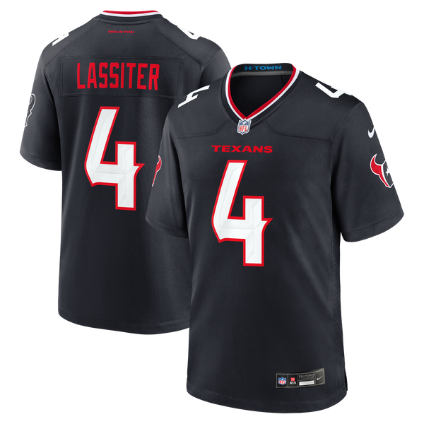 Houston Texans Kamari Lassiter Navy Team Game Jersey