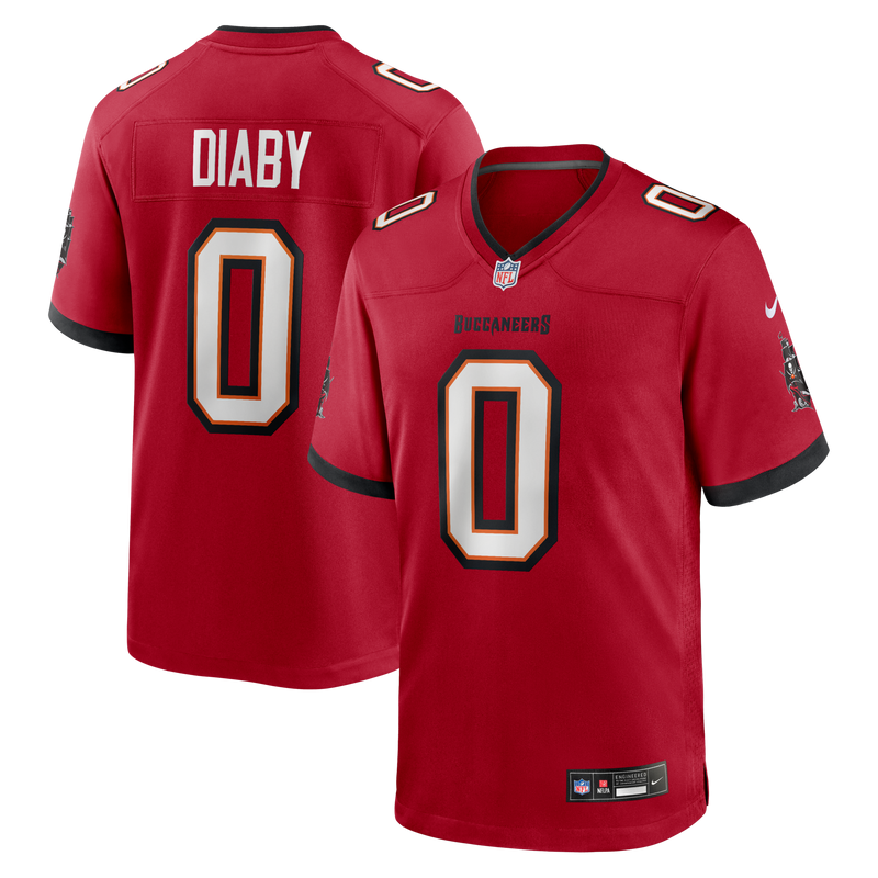 YaYa Diaby Tampa Bay Buccaneers Football Jersey, Red Game Sportswear Jersey Shirt, Lightweight Breathable Athletic Jersey, Casual Gift for Men