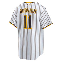 Yu Darvish San Diego Padres Baseball Jersey, White Replica Sportswear Jersey Shirt, Lightweight Breathable Athletic Jersey, Casual Gift for Men