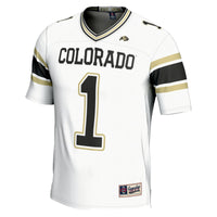 Colorado Buffaloes Football Jersey, White Sportswear Jersey Shirt, Lightweight Breathable Athletic Jersey, Casual Gift for Men, Style 5273583