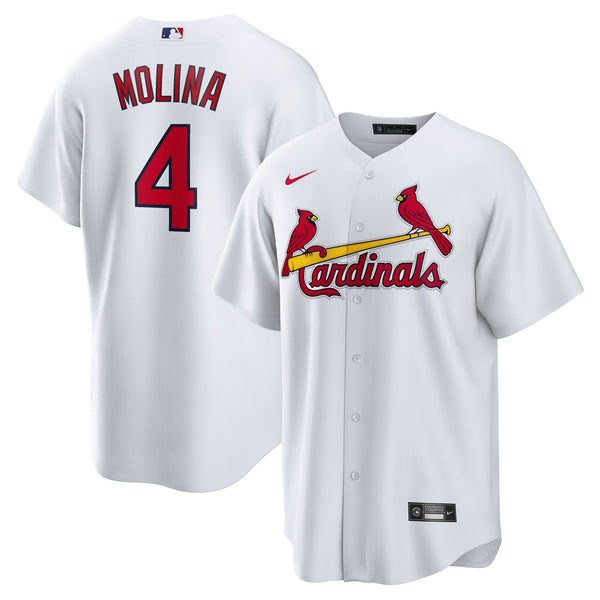 St. Louis Cardinals Yadier Molina White Home Replica Retired Player Jersey