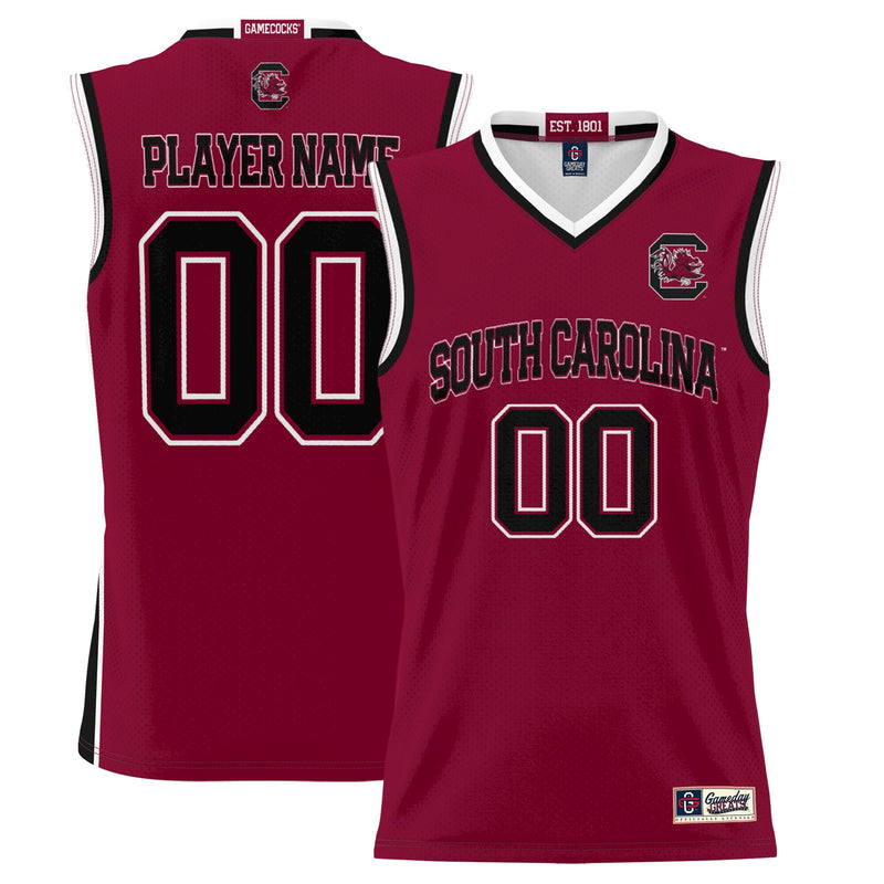 South Carolina Gamecocks Basketball Jersey, Garnet Lightweight Sportswear Jersey Shirt, Sleeveless Athletic Tank Jersey, Casual Gift for Men