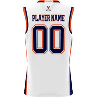 Virginia Cavaliers Basketball Jersey, White Sportswear Jersey Shirt, Sleeveless Athletic Tank Jersey, Casual Gift for Men
