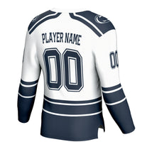 Penn State Nittany Lions Hockey Jersey, White Sportswear Jersey Shirt, Long Sleeve Hockey Sweater Jersey, Casual Gift for Men, Style 204685828
