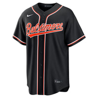 Baltimore Orioles Baseball Jersey, Black Replica Fashion Sportswear Jersey Shirt, Lightweight Breathable Athletic Jersey, Casual Gift for Men