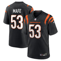 Boye Mafe Cincinnati Bengals Football Jersey, Black Game Sportswear Jersey Shirt, Lightweight Breathable Athletic Jersey, Casual Gift for Men