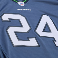 Marshawn Lynch Seattle Seahawks Football Jersey, Blue Sportswear Jersey Shirt, Lightweight Breathable Athletic Jersey, Casual Gift for Men