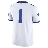 Kentucky Wildcats Football Jersey, White Game Sportswear Jersey Shirt, Lightweight Breathable Athletic Jersey, Casual Gift for Men