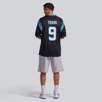 Bryce Young Carolina Panthers Football Jersey, Black Game Sportswear Jersey Shirt, Lightweight Breathable Athletic Jersey, Casual Gift for Men