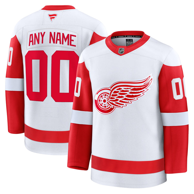 Detroit Red Wings Hockey Jersey, White Premium Sportswear Jersey Shirt, Long Sleeve Hockey Sweater Jersey, Casual Gift for Men, Style 202055766