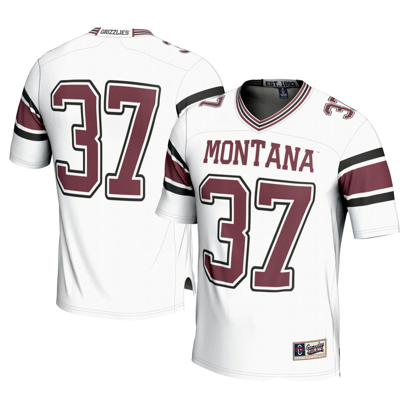 Montana Grizzlies Football Jersey, White Sportswear Jersey Shirt, Lightweight Breathable Athletic Jersey, Casual Gift for Men, Style 200496621