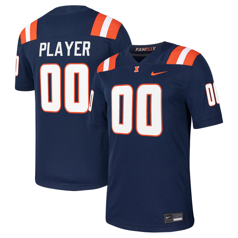 Illinois Fighting Illini Football Jersey, Sportswear Jersey Shirt, Lightweight Breathable Athletic Jersey, Casual Gift for Men, Style 200412641