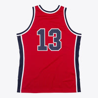 USA Authentic Jersey Chris Mullin 1984 Basketball Jersey, Sportswear Jersey Shirt, Sleeveless Athletic Tank Jersey, Casual Gift for Men