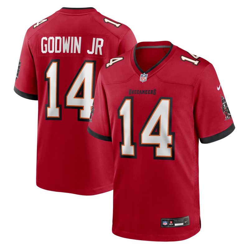 Chris Godwin Jr. Tampa Bay Buccaneers Football Jersey, Red Sportswear Jersey Shirt, Lightweight Breathable Athletic Jersey, Casual Gift for Men