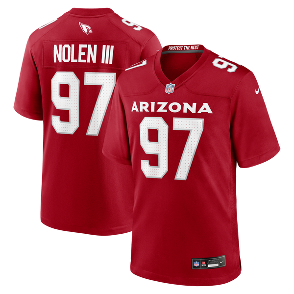 Arizona Cardinals Walter Nolen Cardinal Game Player Jersey