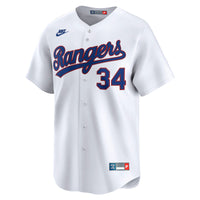 Nolan Ryan Texas Rangers Baseball Jersey, White Limited Sportswear Jersey Shirt, Lightweight Breathable Athletic Jersey, Casual Gift for Men