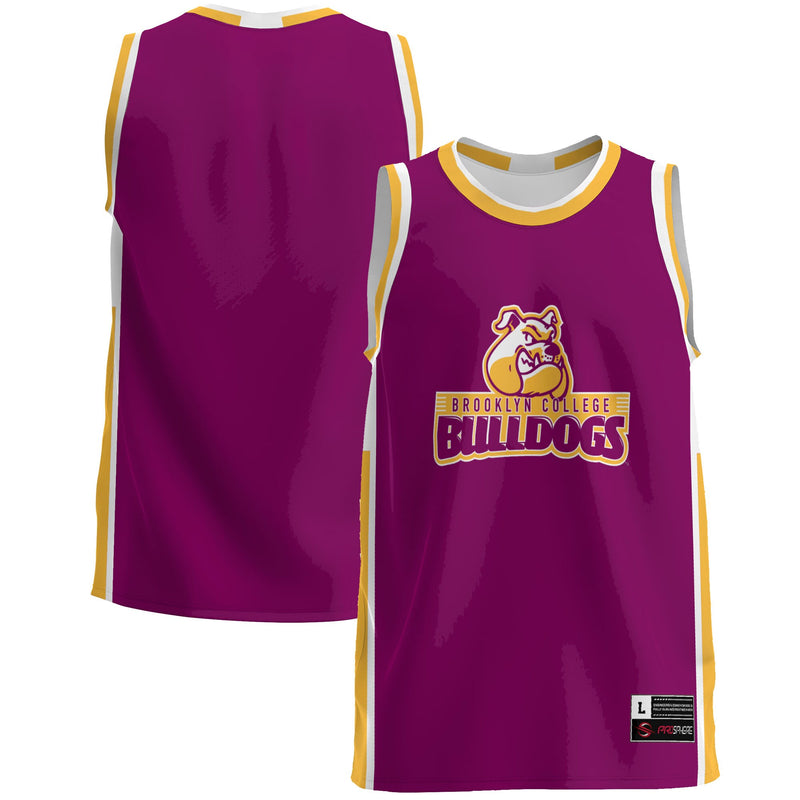 Brooklyn Basketball Jersey, Maroon Lightweight Sportswear Jersey Shirt, Sleeveless Athletic Tank Jersey, Casual Gift for Men