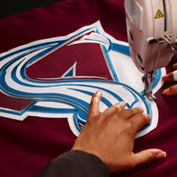 Colorado Avalanche Hockey Jersey, Burgundy Authentic Home Sportswear Jersey Shirt, Long Sleeve Hockey Sweater Jersey, Casual Gift for Men