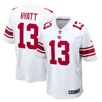 Jalin Hyatt New York Giants Football Jersey, White Game Sportswear Jersey Shirt, Lightweight Breathable Athletic Jersey, Casual Gift for Men