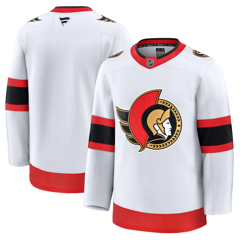 Ottawa Senators Hockey Jersey, White Premium Sportswear Jersey Shirt, Long Sleeve Hockey Sweater Jersey, Casual Gift for Men, Style 202015740