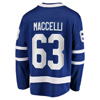Matias Maccelli Toronto Maple Leafs Hockey Jersey, Blue Sportswear Jersey Shirt, Long Sleeve Hockey Sweater Jersey, Casual Gift for Men
