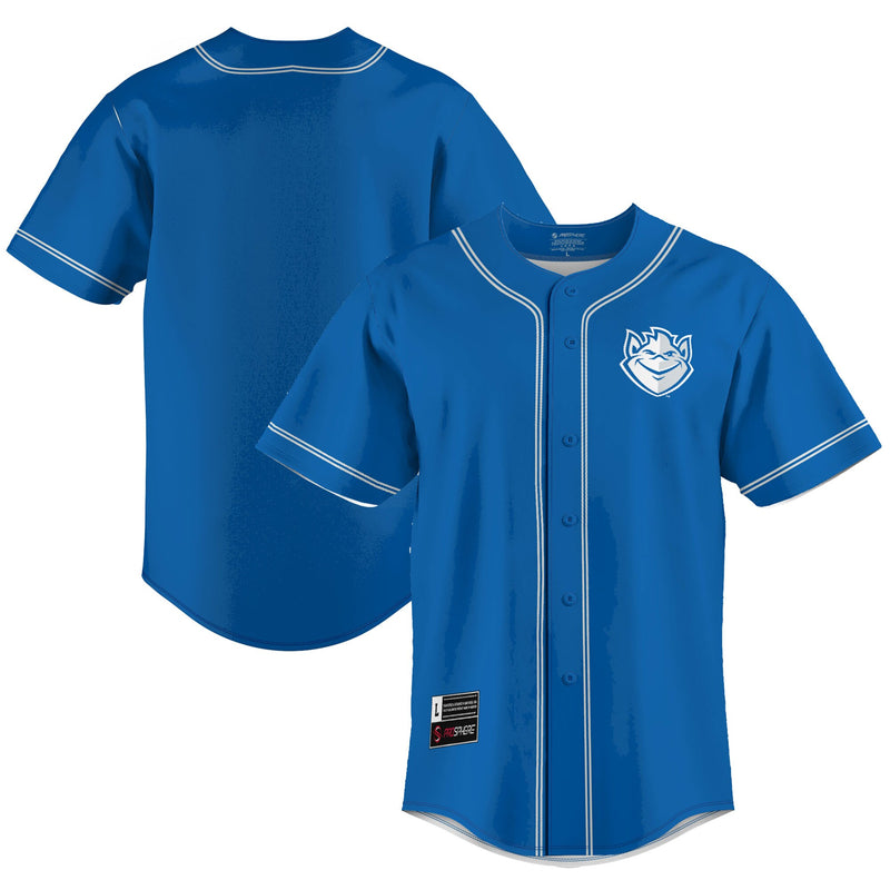 Saint Louis Billikens Baseball Jersey, Blue Lightweight Sportswear Jersey Shirt, Lightweight Breathable Athletic Jersey, Casual Gift for Men