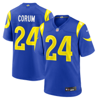 Blake Corum Los Angeles Rams Football Jersey, Royal Game Sportswear Jersey Shirt, Lightweight Breathable Athletic Jersey, Casual Gift for Men