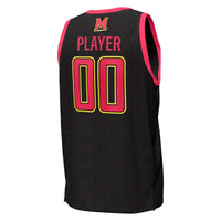 Maryland Terrapins Basketball Jersey, Black Sportswear Jersey Shirt, Sleeveless Athletic Tank Jersey, Casual Gift for Men, Style 200830996