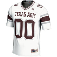 Texas A&M Aggies Football Jersey, White Sportswear Jersey Shirt, Lightweight Breathable Athletic Jersey, Casual Gift for Men, Style 200058252