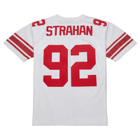 Michael Strahan New York Giants Football Jersey, White Sportswear Jersey Shirt, Lightweight Breathable Athletic Jersey, Casual Gift for Men