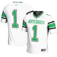 North Dakota Football Jersey, White Sportswear Jersey Shirt, Lightweight Breathable Athletic Jersey, Casual Gift for Men