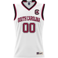 South Carolina Gamecocks Basketball Jersey, White Sportswear Jersey Shirt, Sleeveless Athletic Tank Jersey, Casual Gift for Men, Style 5352292
