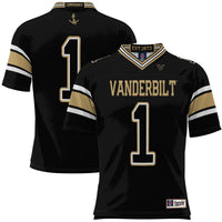 Vanderbilt Commodores Football Jersey, Sportswear Jersey Shirt, Lightweight Breathable Athletic Jersey, Casual Gift for Men, Style 200425294