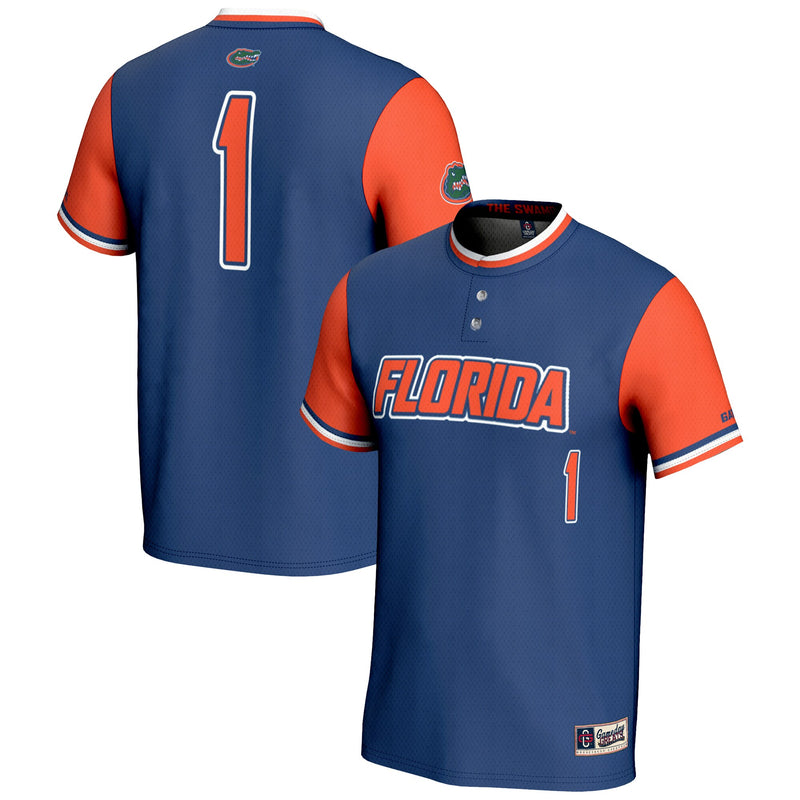 Florida Gators Softball Jersey, Royal Sportswear Jersey Shirt, Lightweight Breathable Athletic Jersey, Casual Gift for Men, Style 200119488